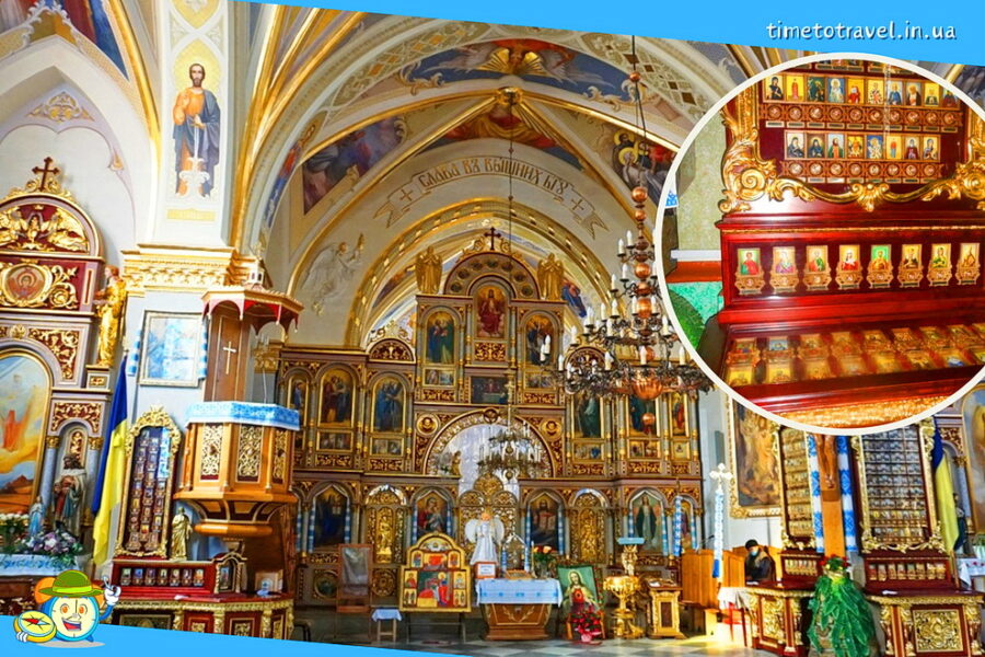 Інтер’єр та екстер’єр церкви святої Анни в Бориславі