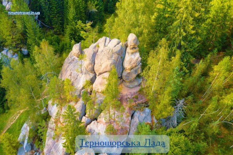 Терношорська Лада - скельний комплекс, Терношорская Лада